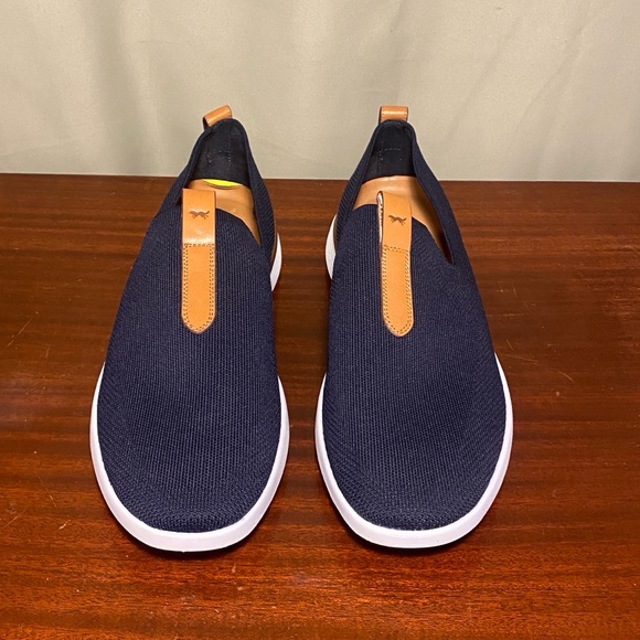 Wolf & Shepherd SwiftKnit Derby Shoes  Blue Knit Dress Casual Unisex Men 13/ W15 main image 4